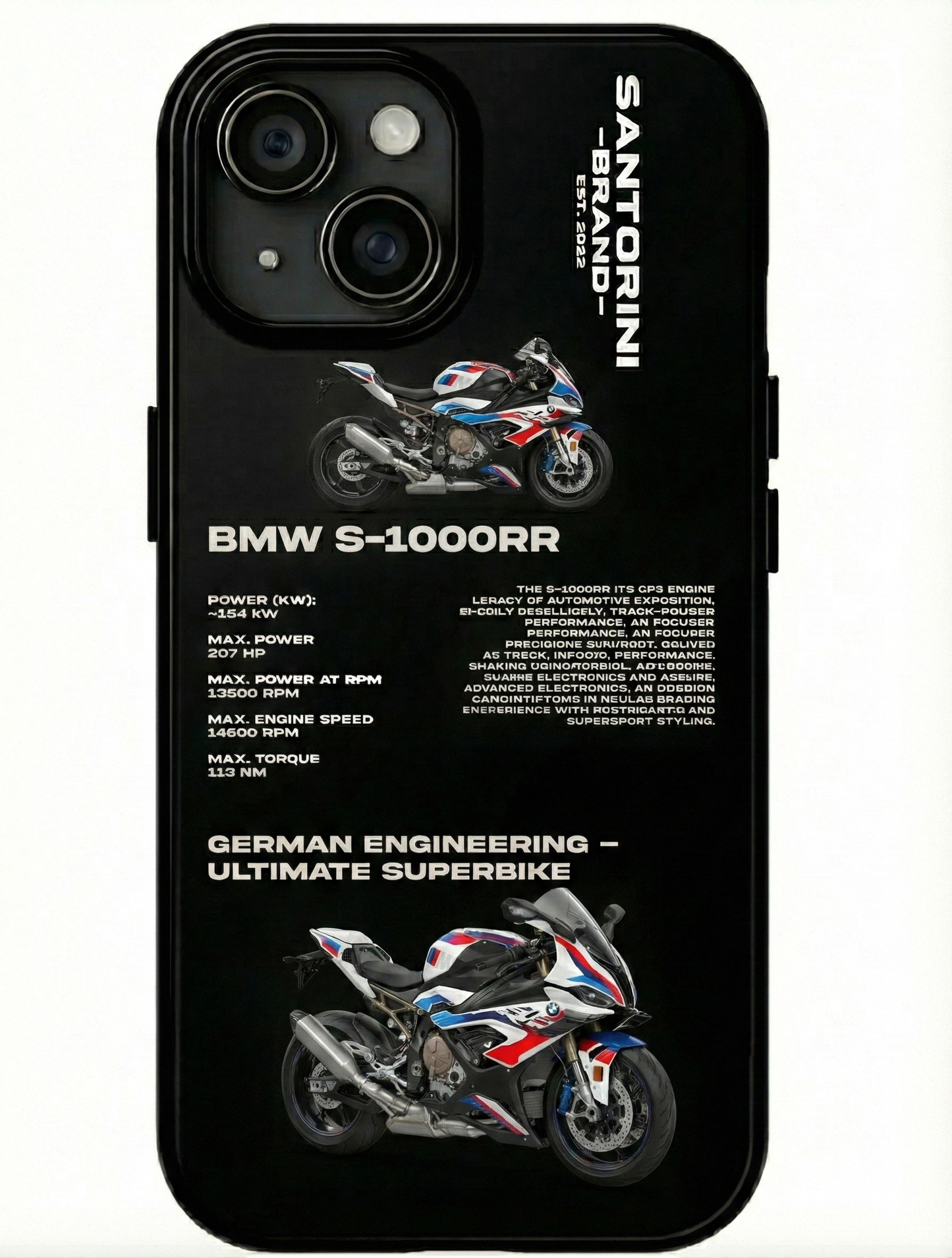 BMW 'S1000RR' SİYAH KILIF