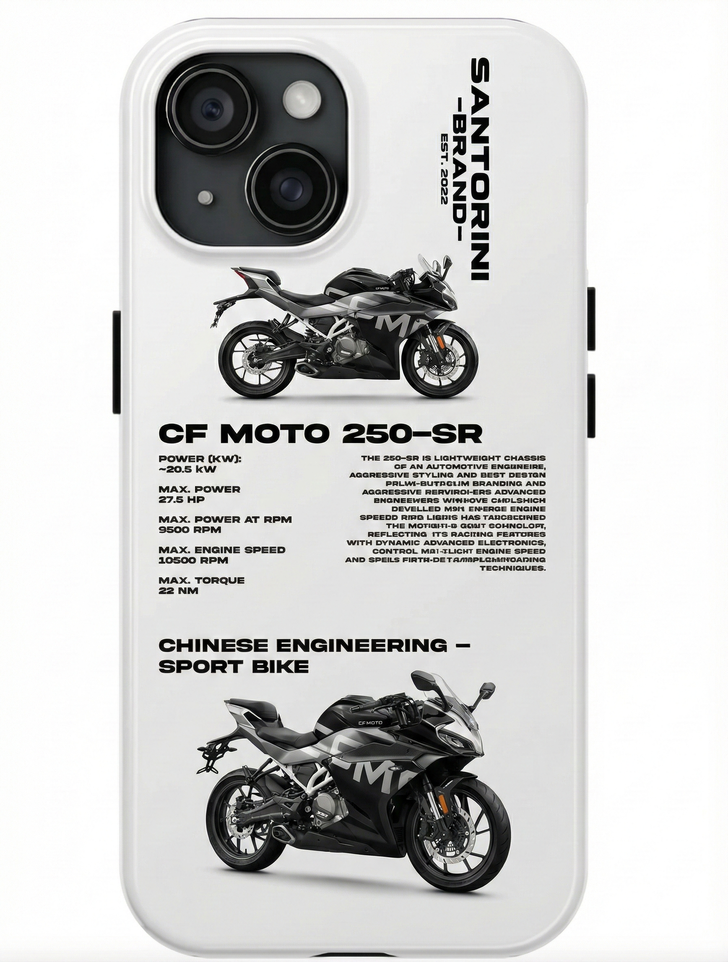 CF '250SR' BEYAZ KILIF