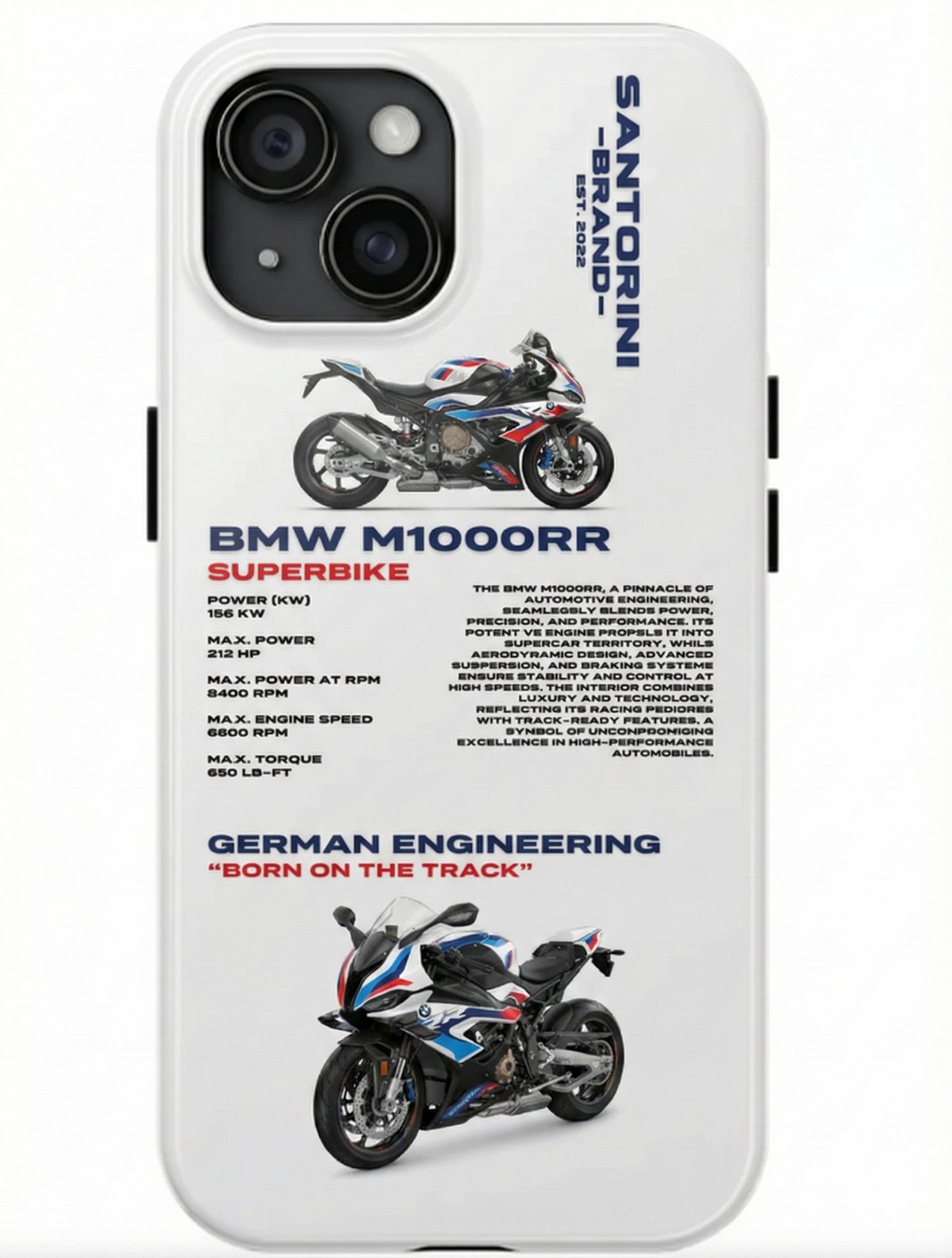 BMW 'M1000RR' BEYAZ KILIF