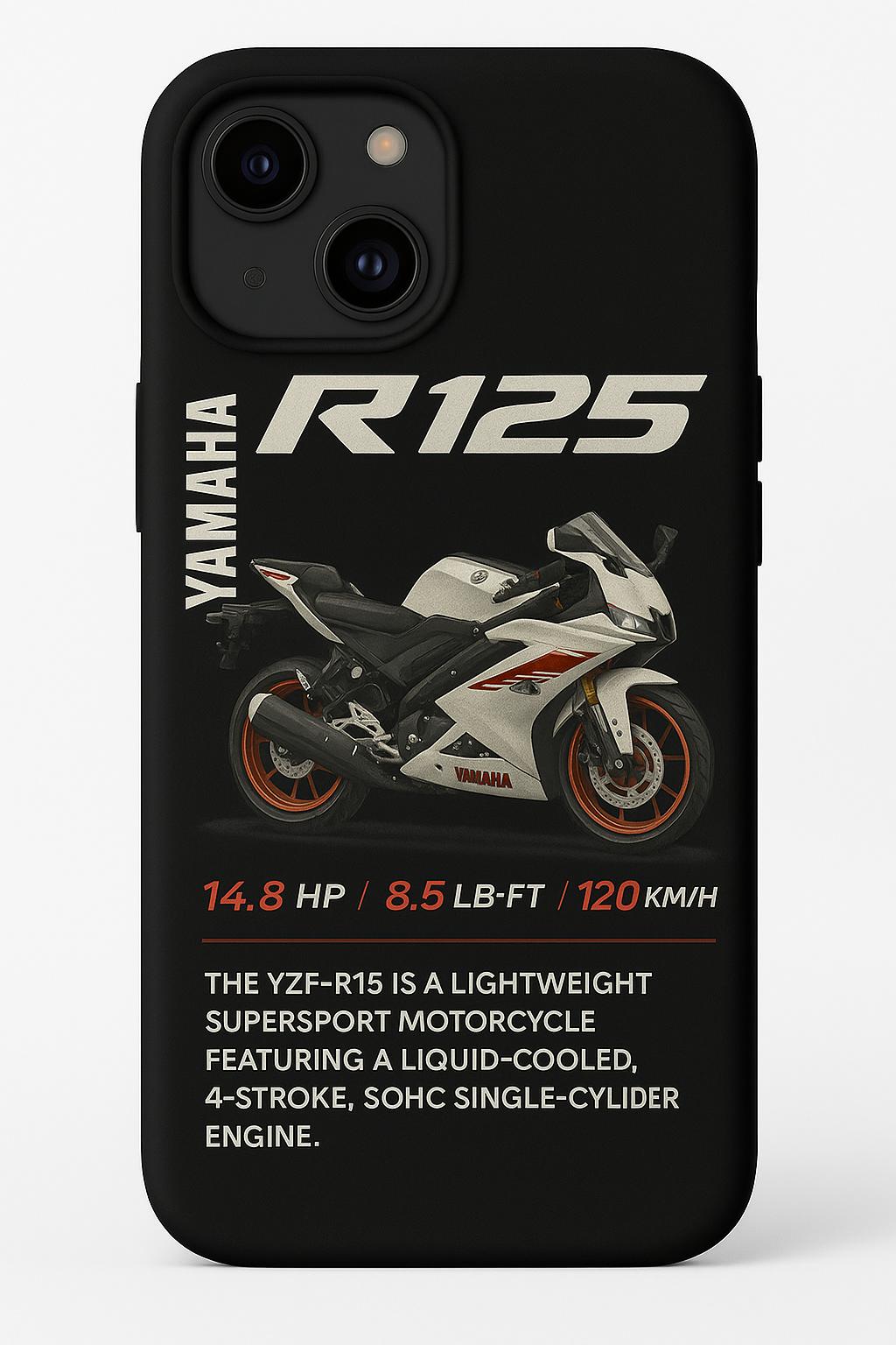 YAMAHA 'R125' SİYAH KILIF
