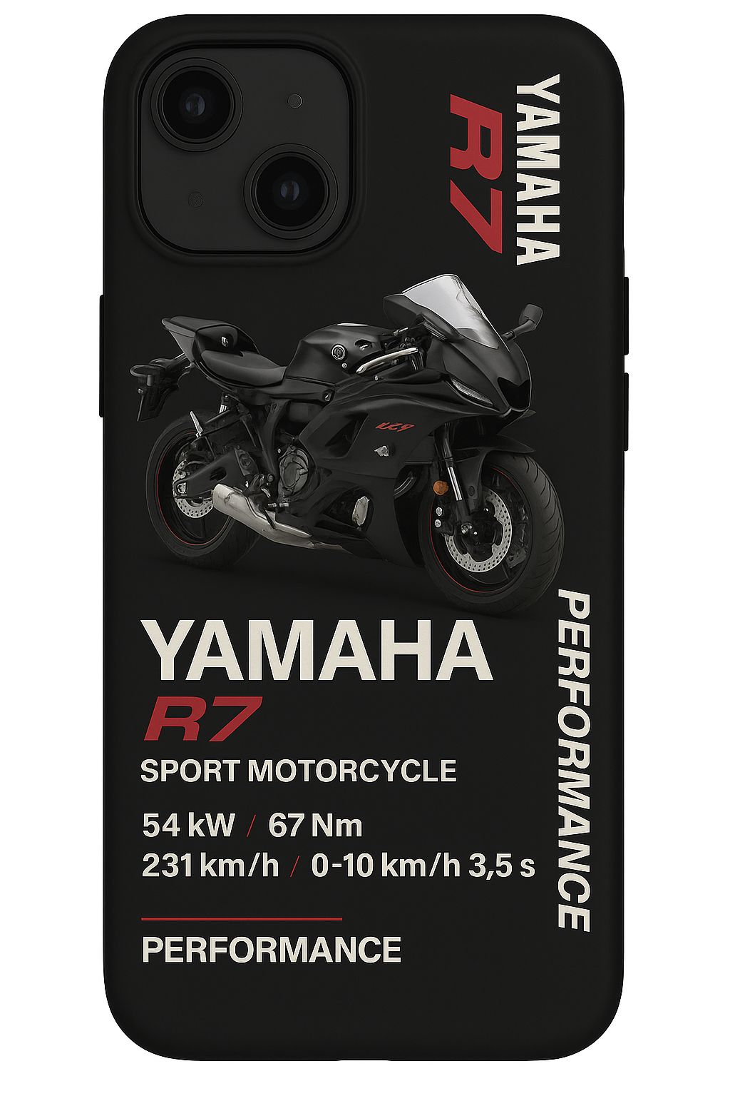 YAMAHA 'R7' SİYAH KILIF V2