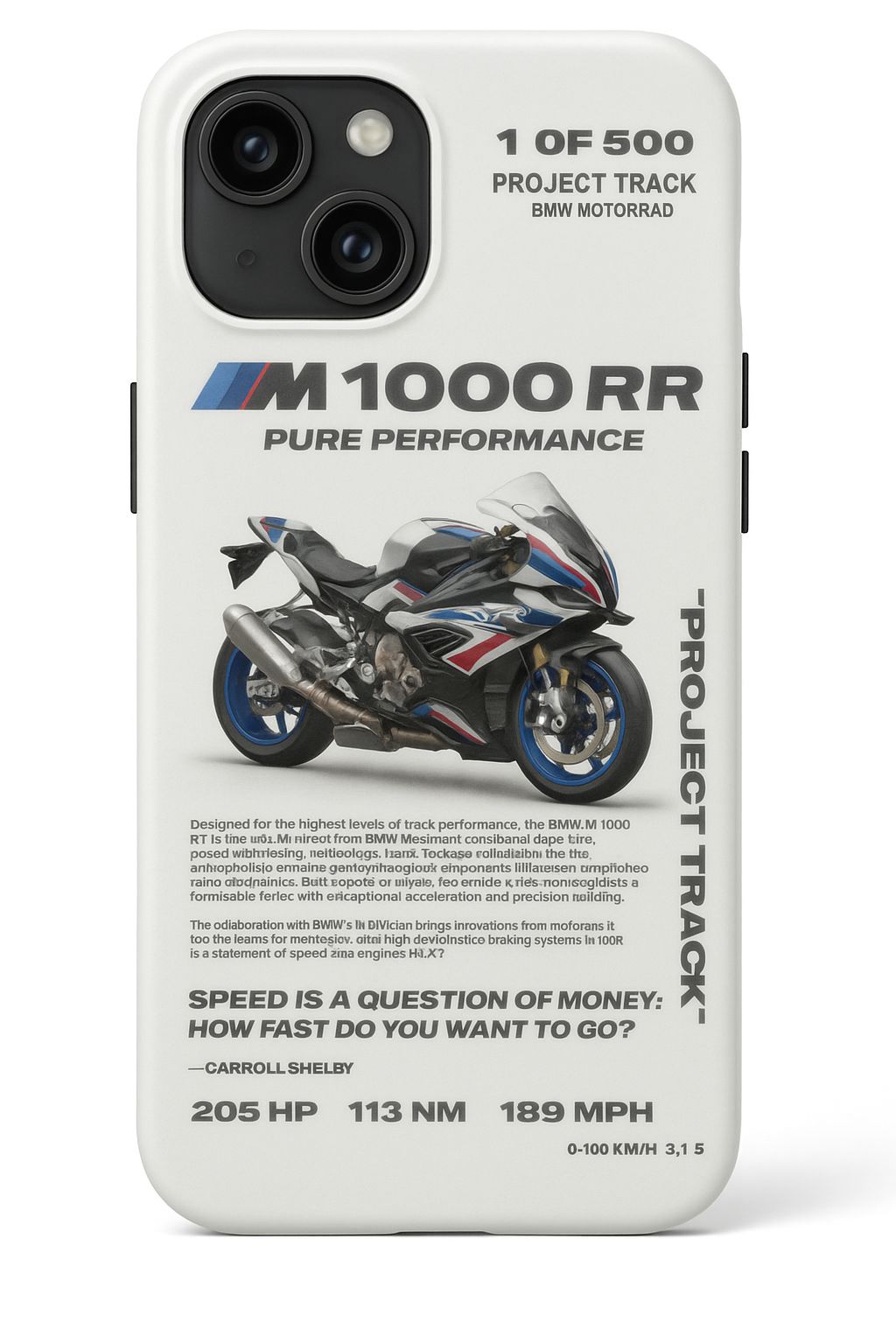 BMW 'M1000RR' BEYAZ KILIF