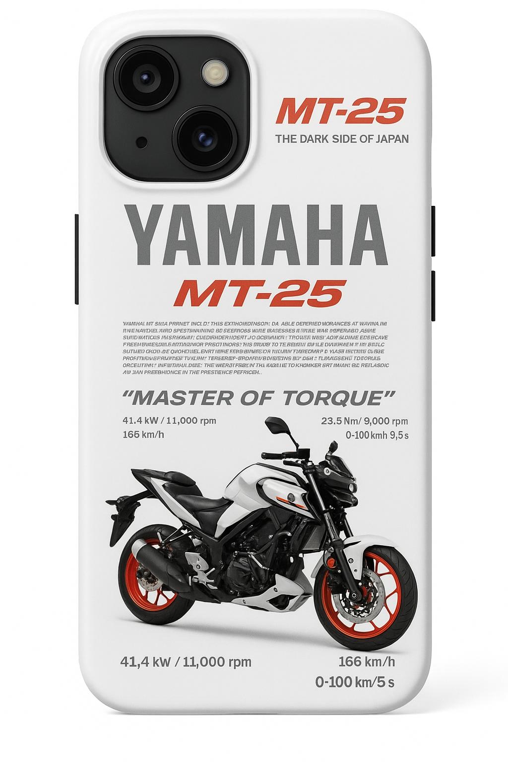 YAMAHA 'MT25' BEYAZ KILIF