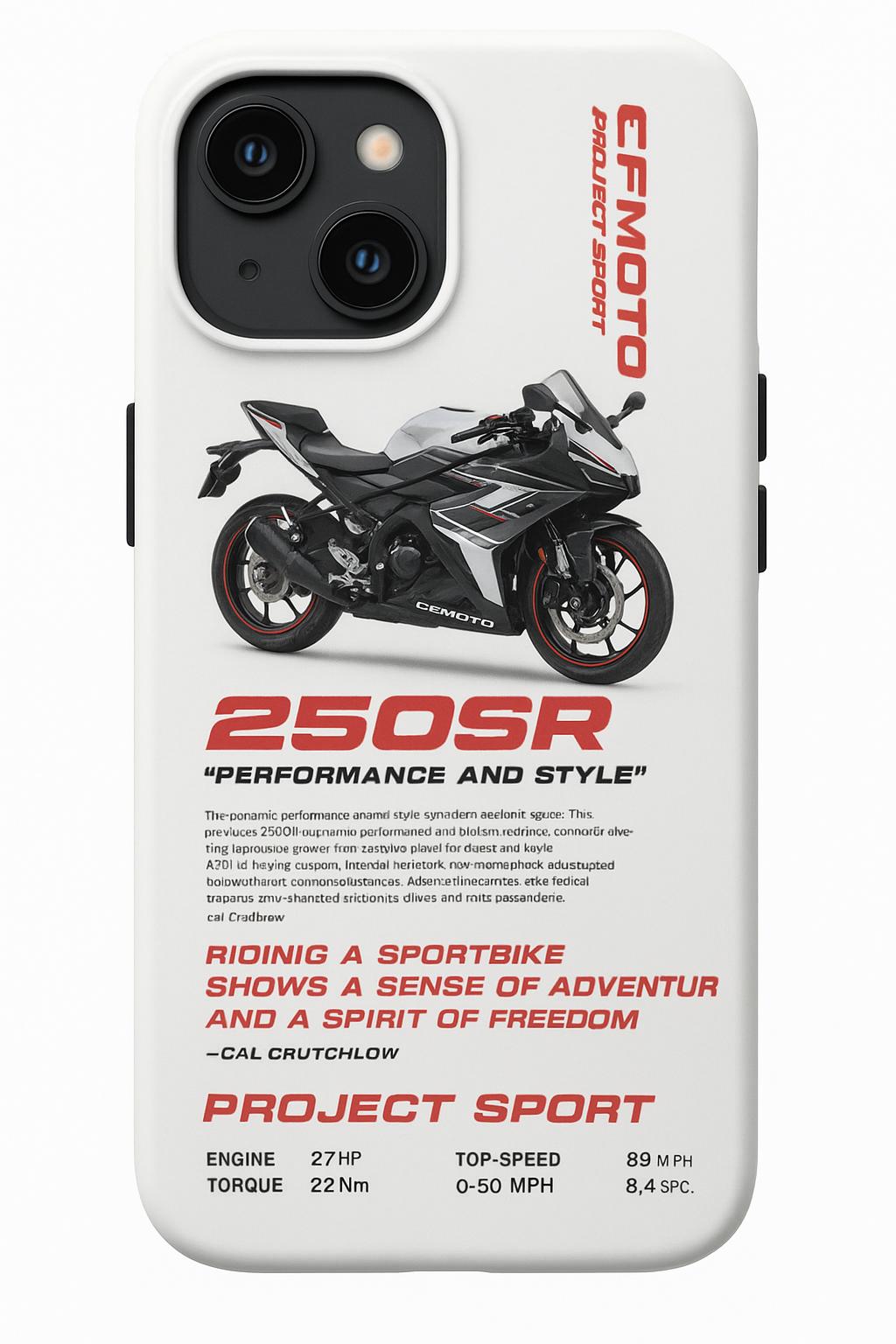 CF '250SR' BEYAZ KILIF