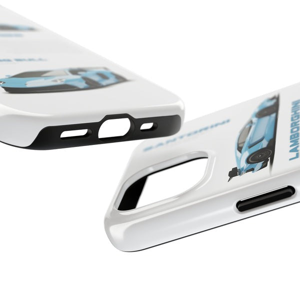 LAMBORGHINI 'BLUE-BULL' BEYAZ KILIF