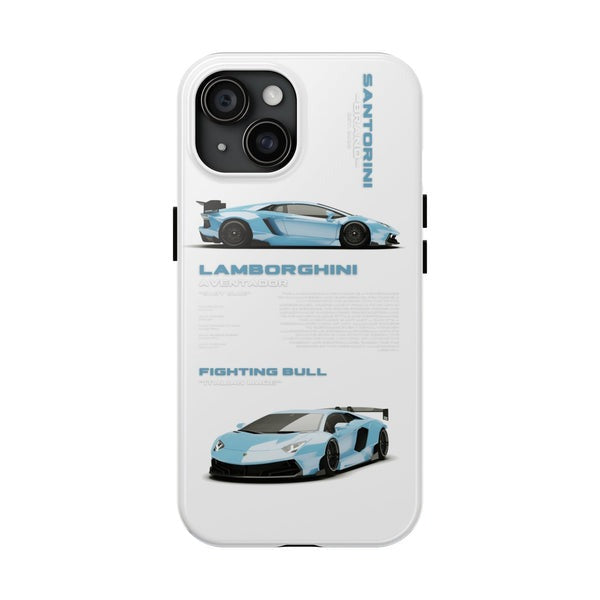 LAMBORGHINI 'BLUE-BULL' BEYAZ KILIF