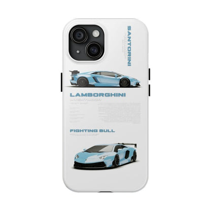 LAMBORGHINI 'BLUE-BULL' BEYAZ KILIF
