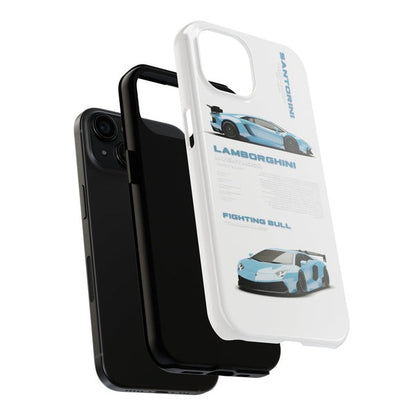 LAMBORGHINI 'BLUE-BULL' BEYAZ KILIF