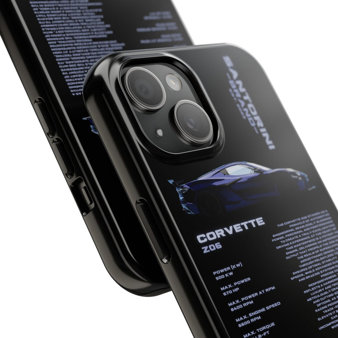 CORVETTE 'BLUE-KILLER' SİYAH KILIF