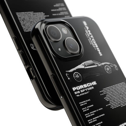 PORSCHE 'SPYDER' SİYAH KILIF