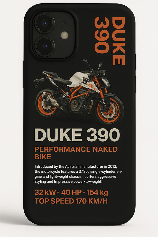 KTM 'DUKE390' SİYAH KILIF