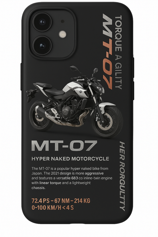 YAMAHA 'MT07' SİYAH KILIF