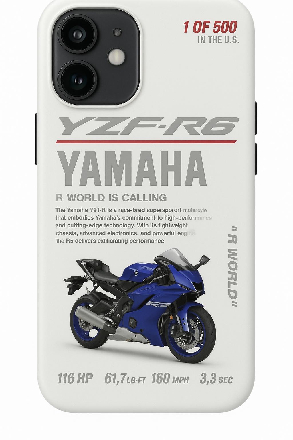 YAMAHA 'R6' BEYAZ KILIF